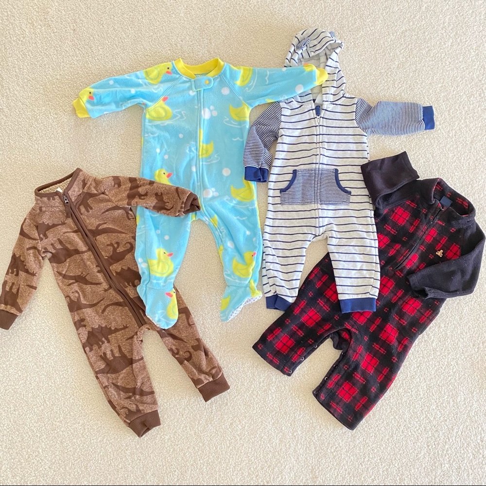 Bundle of 4 pieces of 12 month one piece